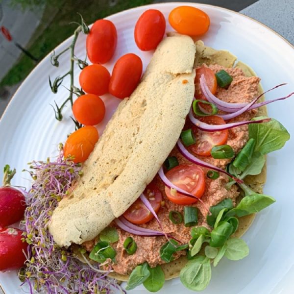 Wegański omlet
